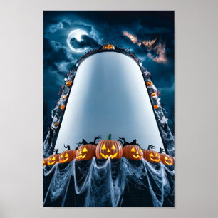 Halloween-tom inbjudan Poster Ram #9