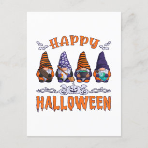 Halloween Tomtar Helg Vykort
