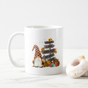 Halloween Tomtar, Höst, Pumpa, Höstturer Kaffemugg