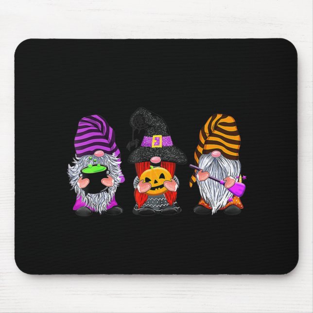 Halloween Tomtar Söt Höst Pumpa Höst Firande Holi Musmatta (Framsidan)