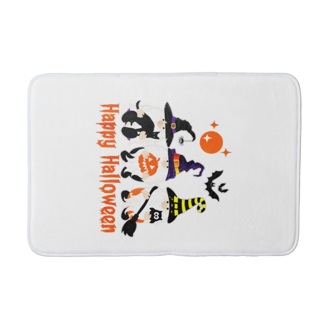 Halloween Tomtar Söta Höst Pumpa Höst Badrumsmatta (Framsidan)