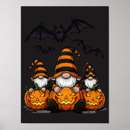 Halloween Tomte Affisch