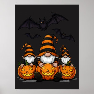 Halloween Tomte Affisch