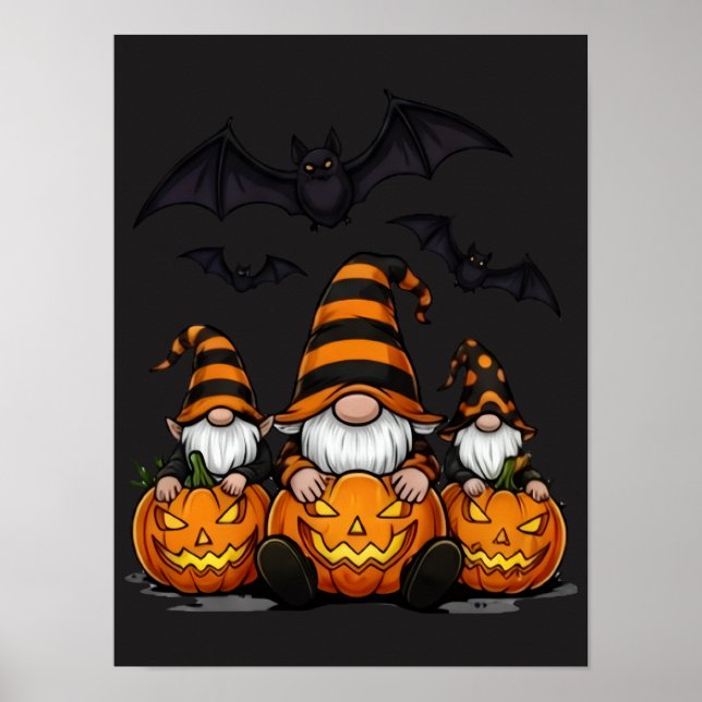 Halloween Tomte Affisch (Framsidan)