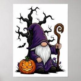 Halloween Tomte Affisch