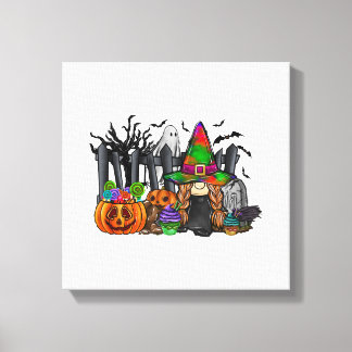 Halloween Tomte Canvastryck