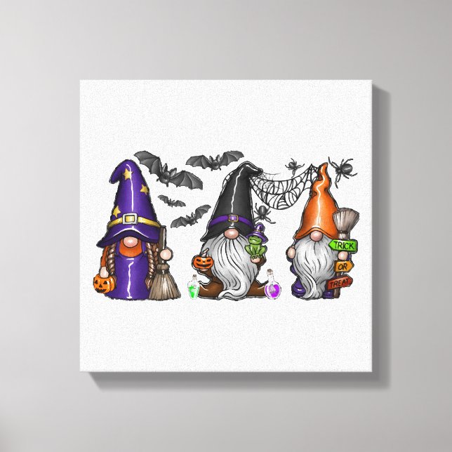 Halloween Tomte Canvastryck (Framsida)