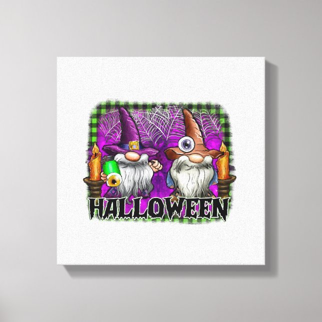 Halloween Tomte Canvastryck (Framsida)