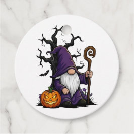 Halloween Tomte Förmånsetiketter Gåvor Etiketter