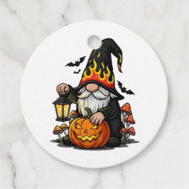 Halloween Tomte Förmånsetiketter Gåvor Etiketter