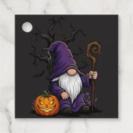 Halloween Tomte Förmånsetiketter Gåvor Etiketter