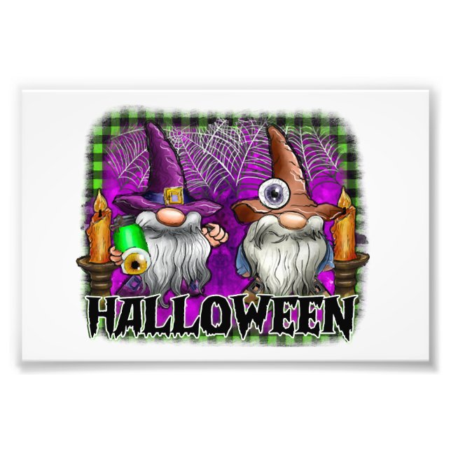 Halloween Tomte Fototryck (Framsidan)