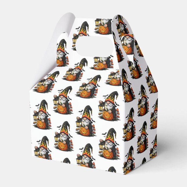 Halloween Tomte Gåva Box Presentaskar (Framsidan Sidan)