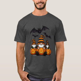 Halloween Tomte Grundläggande Mörk T-Shirt