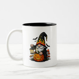 Halloween Tomte Kaffemugge Två-Tonad Mugg