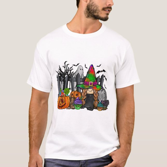 Halloween Tomte T Shirt (Framsida)