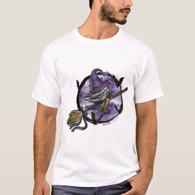 Halloween Tomte T Shirt (Framsida)