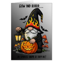 Halloween Tomte Välkomstkort