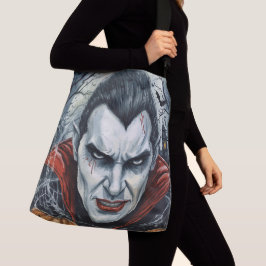 Halloween, törstig vampyr, pumpafält axelväska