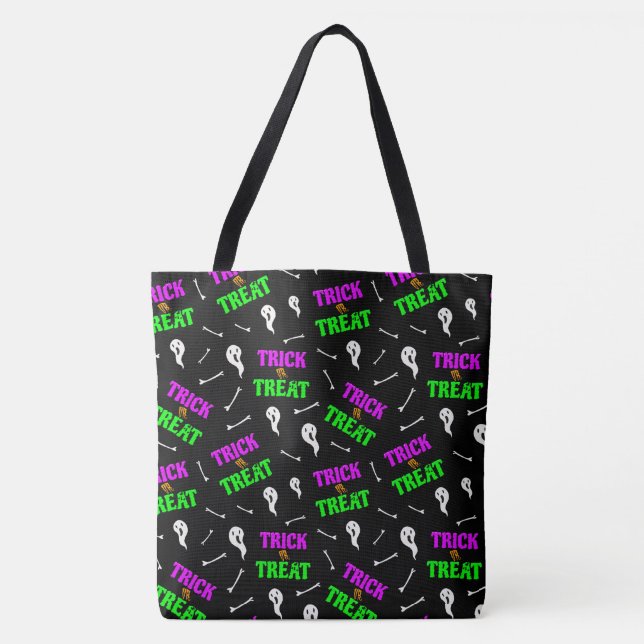 Halloween Tote Bag Tygkasse (Framsida)