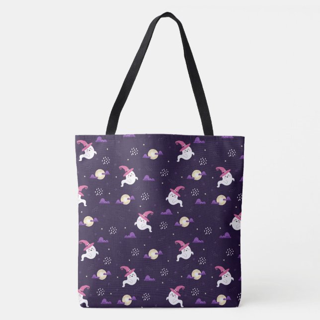 Halloween Tote Bag Tygkasse (Framsida)