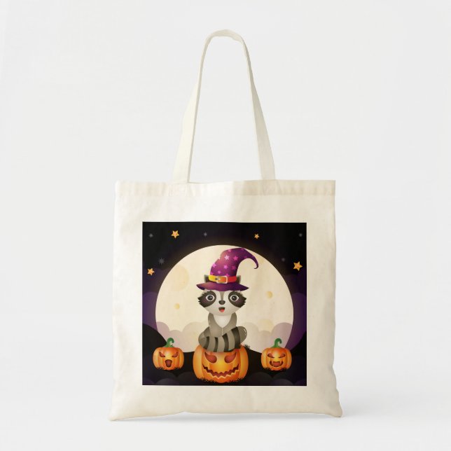 Halloween Tote Bag Tygkasse (Framsidan)