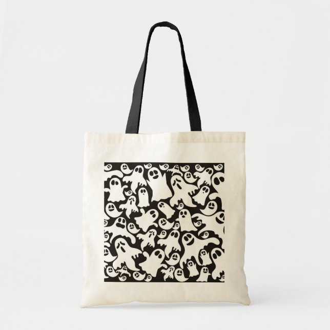 Halloween Tote Bag Tygkasse (Framsidan)