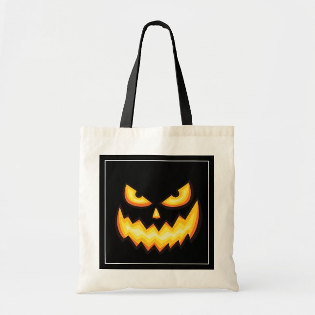 Halloween Tote Bag Tygkasse (Framsidan)