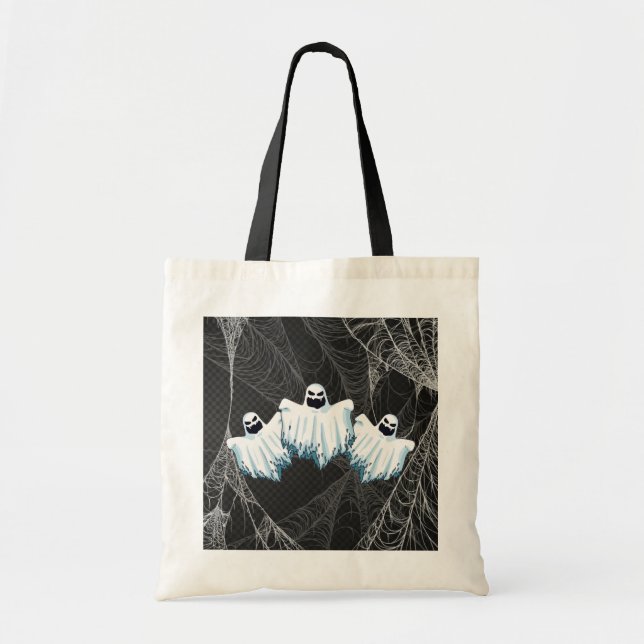 Halloween Tote Bag Tygkasse (Framsidan)