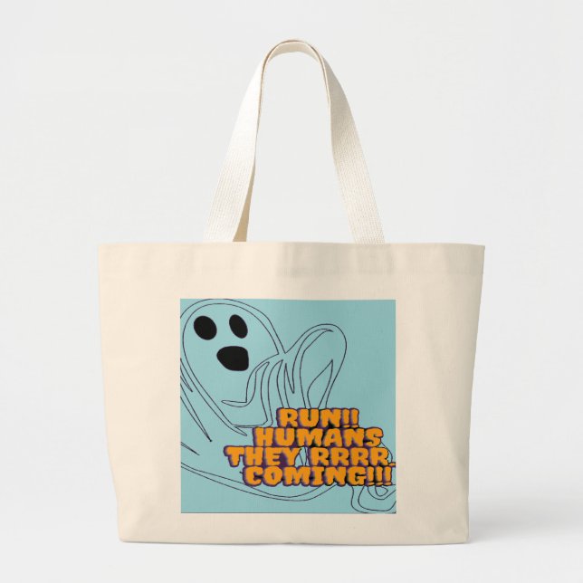 Halloween Tote bags 05 Jumbo Tygkasse (Framsidan)