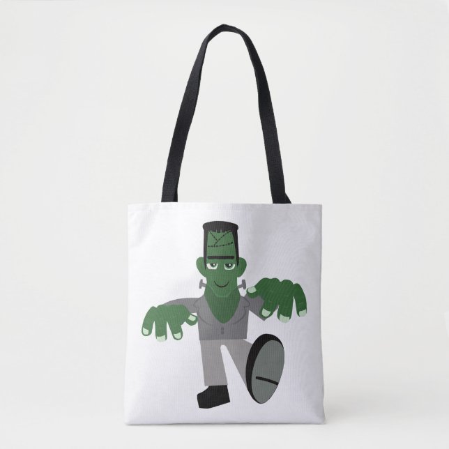 HALLOWEEN TOTE FRANKENSTEIN TYGKASSE (Framsida)