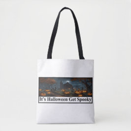 halloween tote tygkasse