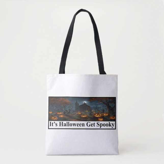 halloween tote tygkasse (Framsida)