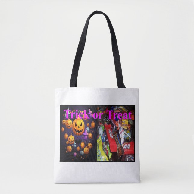 halloween tote tygkasse (Framsida)