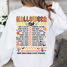 Halloween Tour Trick eller Behandla Spooky T Shirt