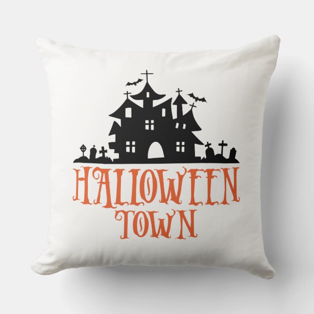 Halloween Town Kudde (Framsida)