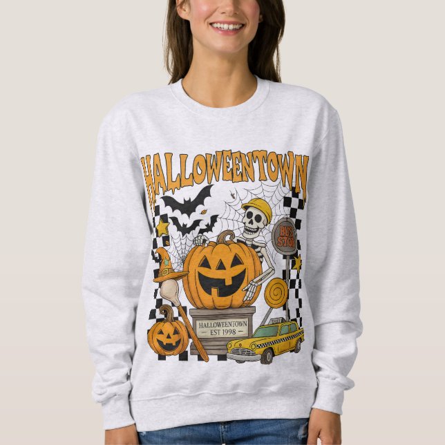 halloween town  t shirt (Framsida)