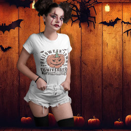 Halloween Town Universiteten fall pooky-säsong T Shirt