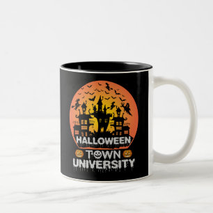 Halloween Town Universiteten Två-Tonad Mugg