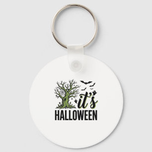 Halloween-träd Det är Halloween Vintage Spöklik_1 Nyckelring