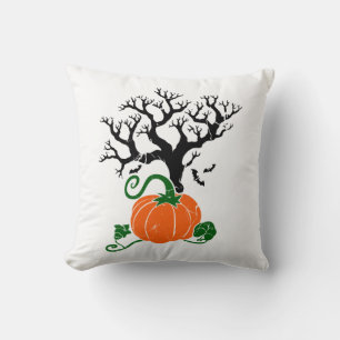 Halloween träd Höst Tröjor Halloween Sweatshirt Kudde