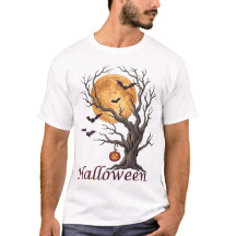 Halloween-träd och pumpa Jack-o'-Lantern