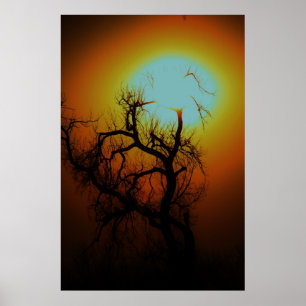 HALLOWEEN TRÄD POSTER