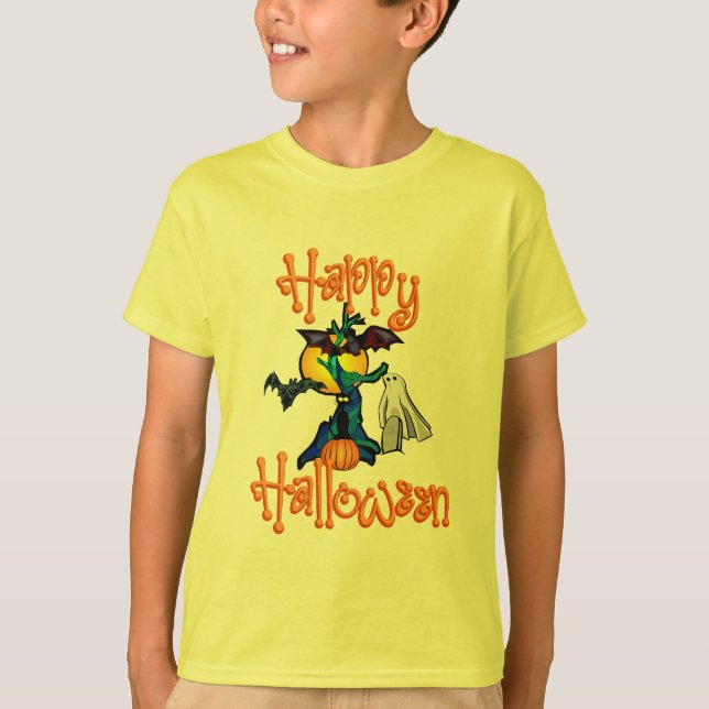 Halloween Träd T-Shirt (Framsida)