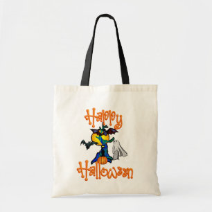Halloween Träd Tote Bag Tygkasse