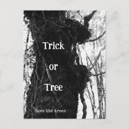 Halloween-träd Vykort