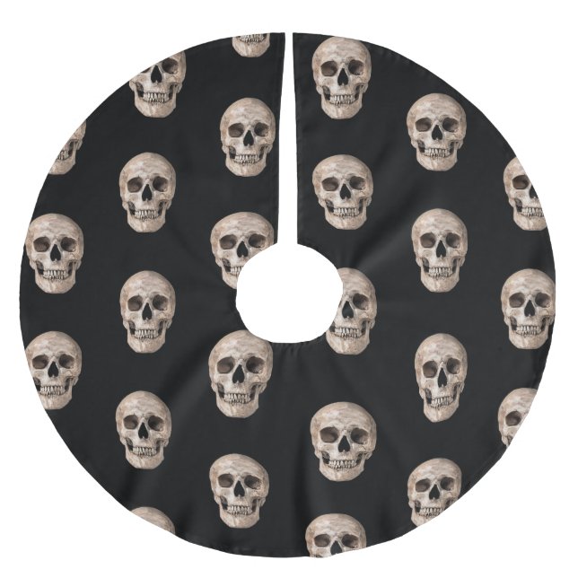 Halloween trädkjol julgransmatta borstad polyester (Framsidan)