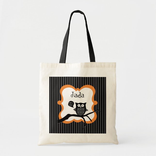 Halloween Treat Bag - Anpassadet Personlig Tygkasse (Framsidan)