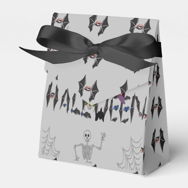 Halloween Treat Box/Favor Boxes (AMZ) Presentaskar (Framsidan Sidan)