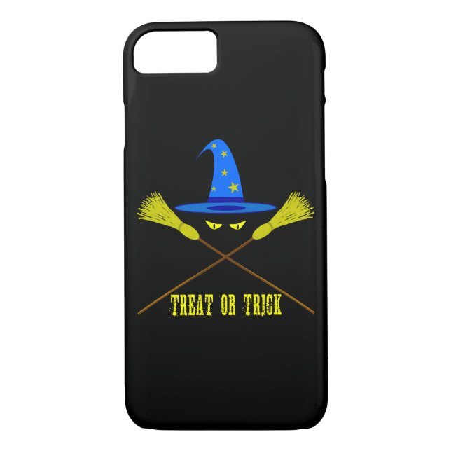 Halloween Treat eller Trick Black Case-Mate iPhone Skal (Baksida)